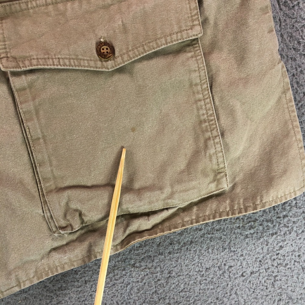 Vintage Orvis Vest Adult Extra Large Beige Khaki Fishing Safari Pockets Utility - Picture 9 of 13